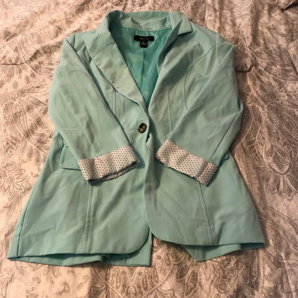Teal blazer
